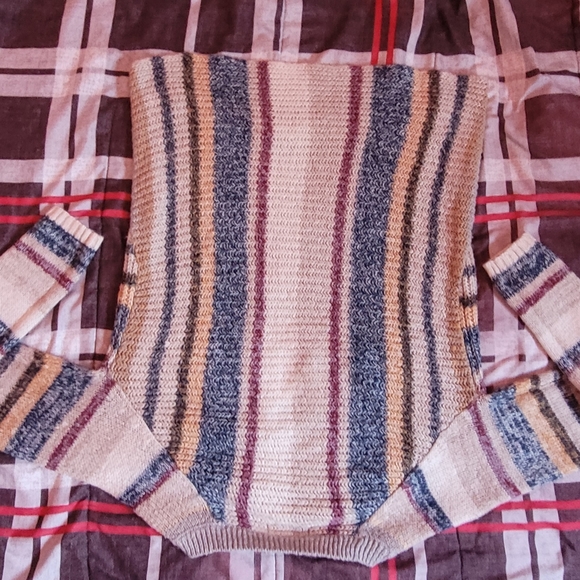 Jordache Striped Knitted Sweater - Picture 3 of 5